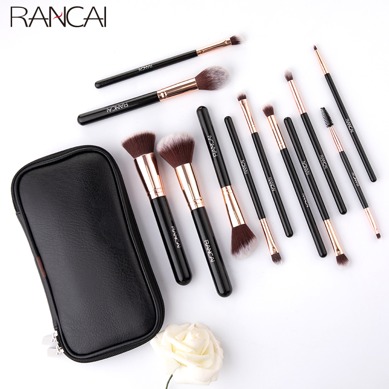 Beauty Makeup News - 새로운 12pcs 블랙 실린더 메이크업 브러쉬