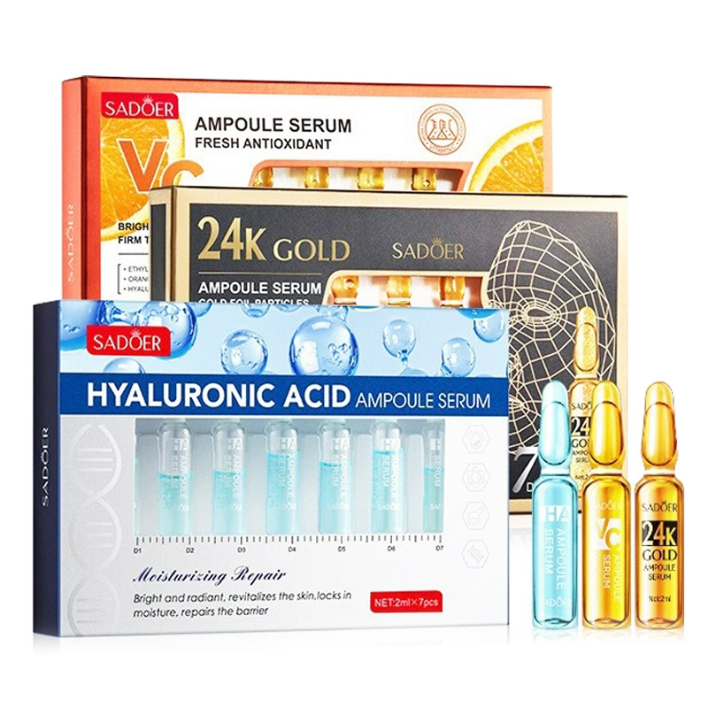 Vitamin C Serum Face - 7pcs/Kit SADOER 앰플 비타민 C 24K