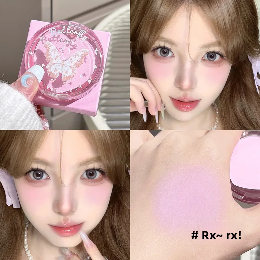 로맨틱 버터플라이 3색 블러쉬 팔레트 치크 파우더 매트 - Beauty Makeup Palette 리뷰 및 가격