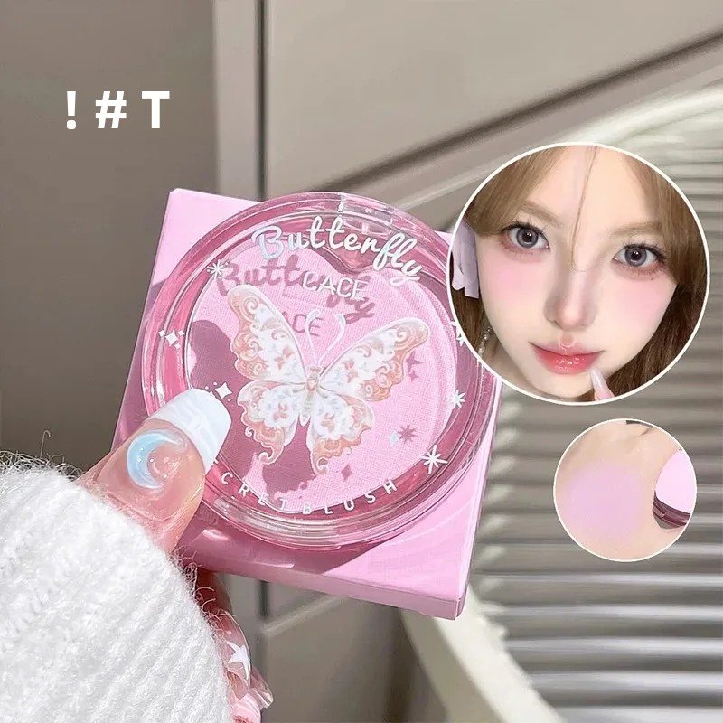 로맨틱 버터플라이 3색 블러쉬 팔레트 치크 파우더 매트 - Beauty Makeup Palette 리뷰 및 가격
