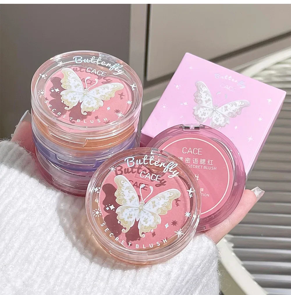 로맨틱 버터플라이 3색 블러쉬 팔레트 치크 파우더 매트 - Beauty Makeup Palette 리뷰 및 가격