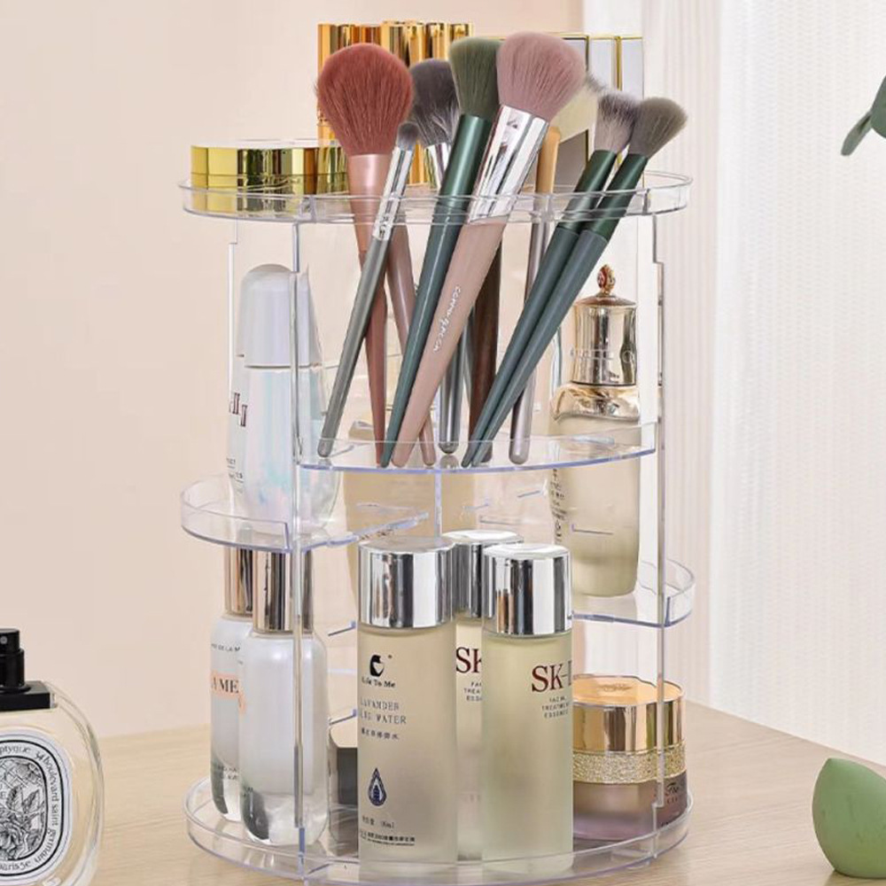 360도 회전식 화장품 보관함(조절 가능한 선반 포함) - Beauty Makeup Table 리뷰 및 가격