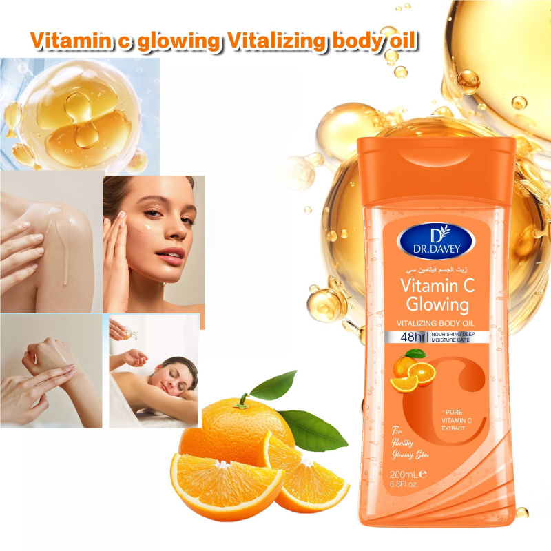 2PCS 200ml DR.DAVEY 비타민 C 바디 오 - Vitamin C Serum Face 리뷰 및 가격