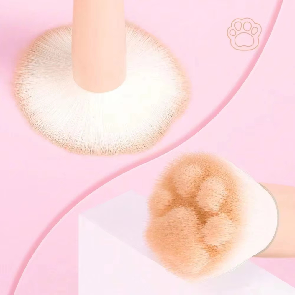 1Pc 고양이 발 모양 블러셔 브러쉬(보관 상자 포함) - Beauty Makeup Store 리뷰 및 가격