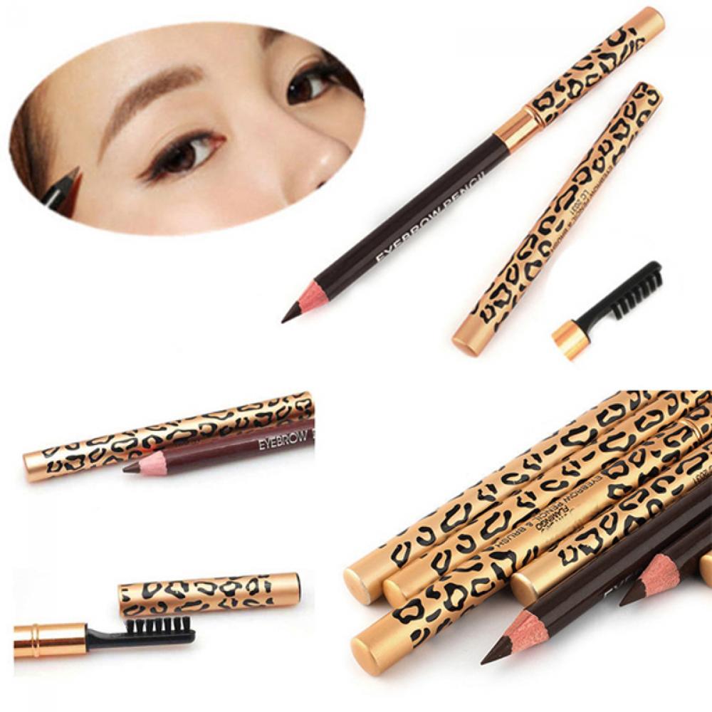 뷰티 화장품 여성용 눈썹 연필 레오파드 아이라이너 브러 - Beauty Makeup Pictures 리뷰 및 가격