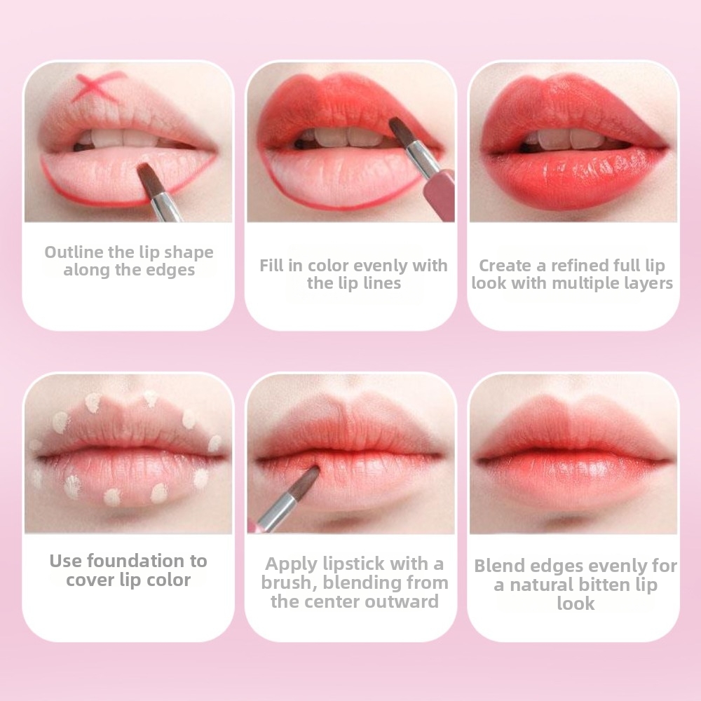 뷰티 도구 알루미늄 튜브 접이식 립 브러시 텔레스코픽  - Beauty Makeup Pic 리뷰 및 가격