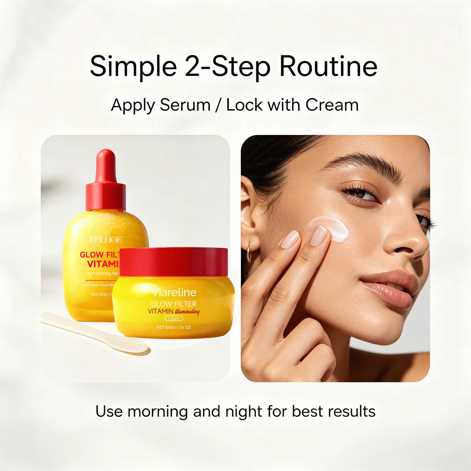 한국 스킨케어 글로우 필터 비타민 C-펩타이드 일루미네 - Vitamin C Serum Face 리뷰 및 가격