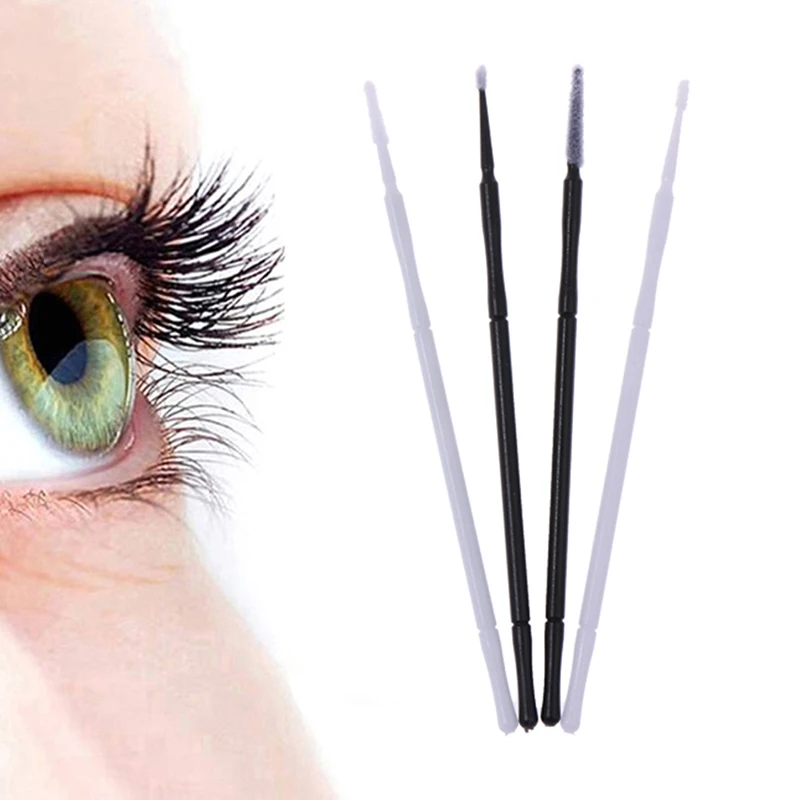 100Pcs 전문 일회용 속눈썹 연장 마이크로 브러쉬  - Beauty Makeup Store 리뷰 및 가격