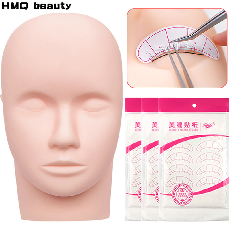 속눈썹 연장 훈련 헤드 메이크업 연습 모델 키트 가짜  - Beauty Makeup Training 리뷰 및 가격