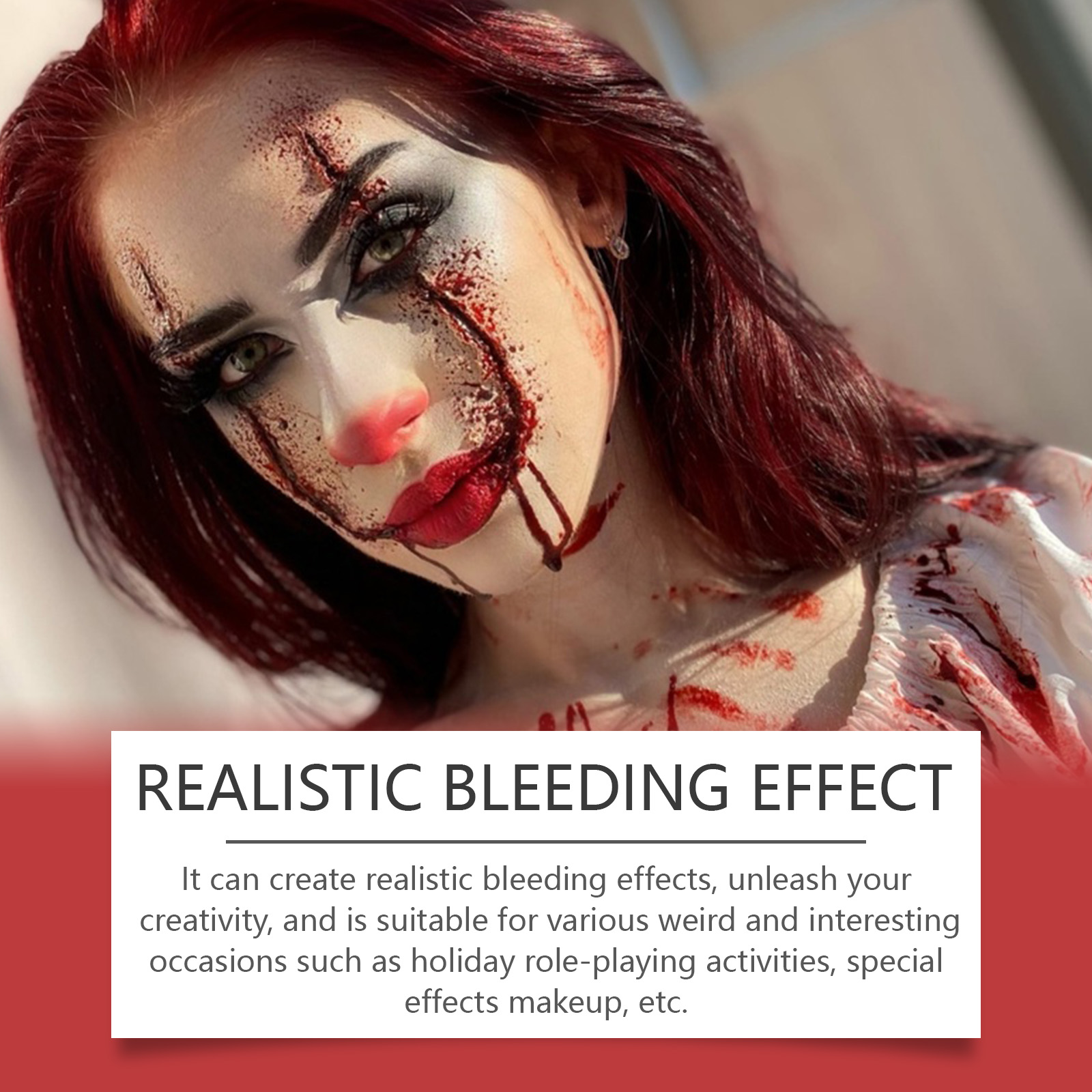 할로윈 가짜 피 메이크업 키트 혈액 방울 뱀파이어 좀비 - Beauty Makeup Pictures 리뷰 및 가격