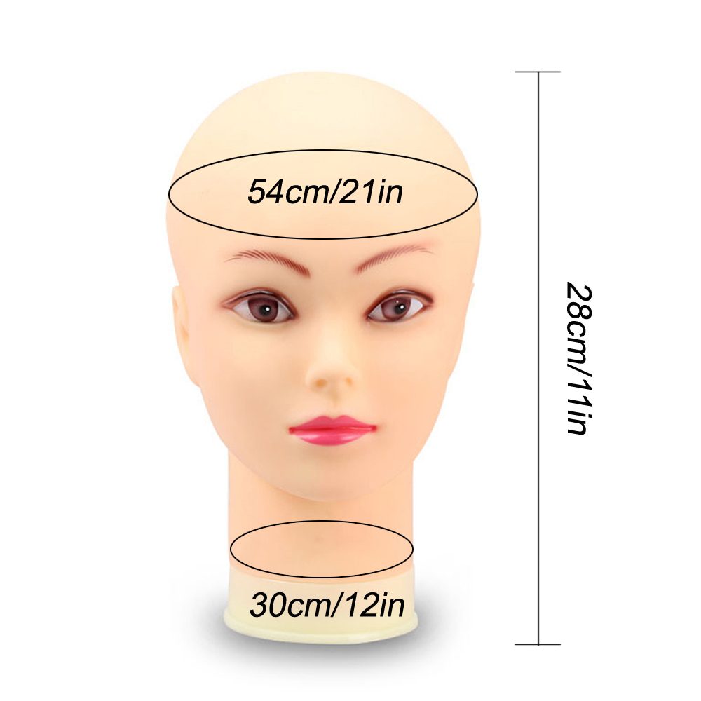 부드러운 헤어가 없는 가발 연습용 마네킹 헤드, 뷰티  - Beauty Makeup Training 리뷰 및 가격