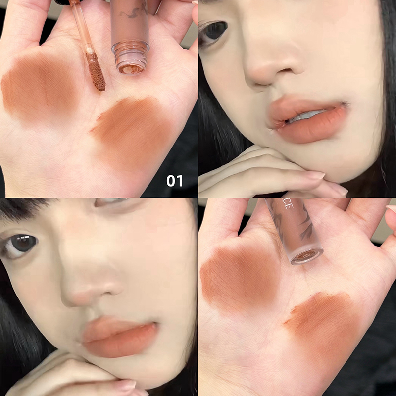 CACE 매트 벨벳 브라운 리퀴드 립스틱 오랫동안 지속 - Beauty Makeup News 리뷰 및 가격