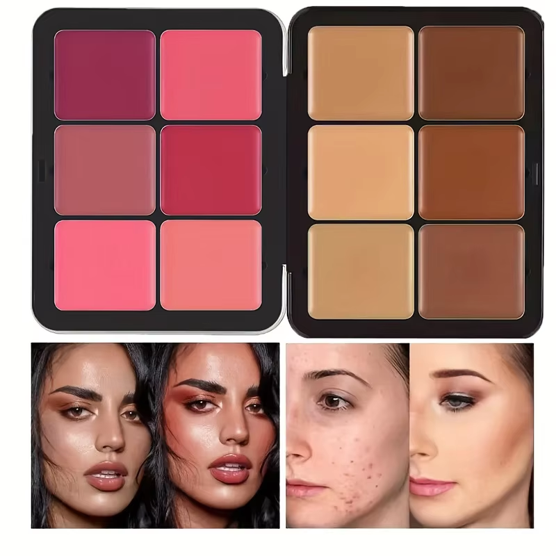 12색 컨실러 및 블러셔 팔레트 매트 및 하이라이트 컨 - Huda Beauty Makeup Mini Kit 리뷰 및 가격