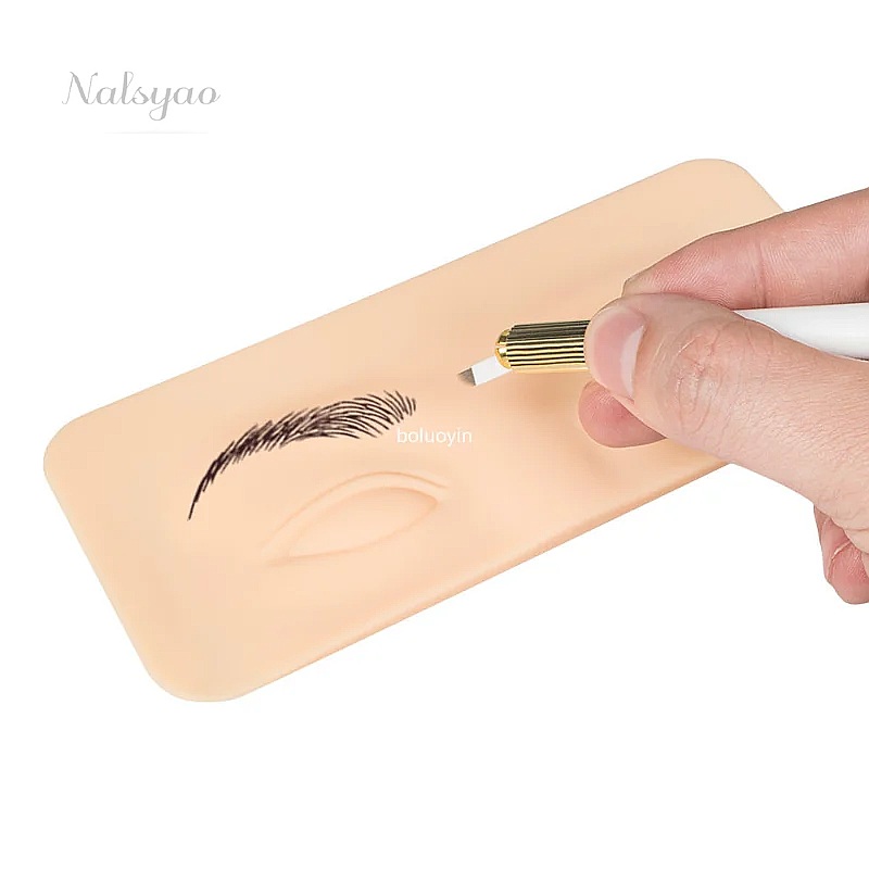 프리미엄 5D 실리콘 눈썹 문신 연습용 피부 패드, 반 - Beauty Makeup Training 리뷰 및 가격