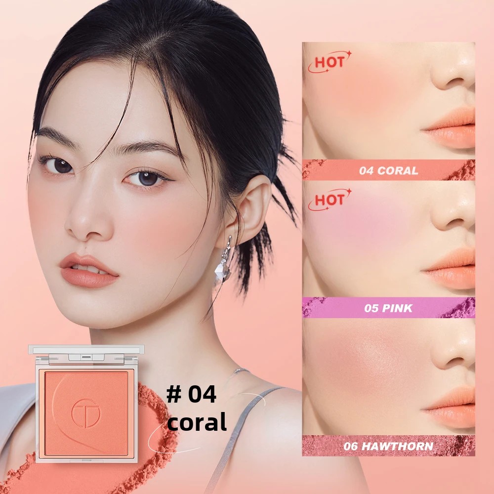 소프트 미네랄 블러쉬 팔레트 6 색 매트 롱 라스팅 파 - Beauty Makeup Palette 리뷰 및 가격
