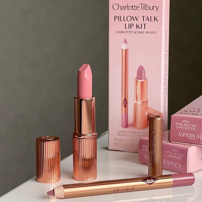 샬롯 틸버리 필로우 토크 럭셔리 펄 팔레트 빅 립 플럼 - Huda Beauty Makeup Mini Kit 리뷰 및 가격