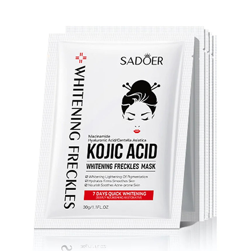5pcs SADOER 코직산 페이스 마스크 모이스춰 라 - Sheet Face Mask Pack 리뷰 및 가격